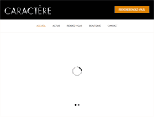 Tablet Screenshot of caractere-coiff.com